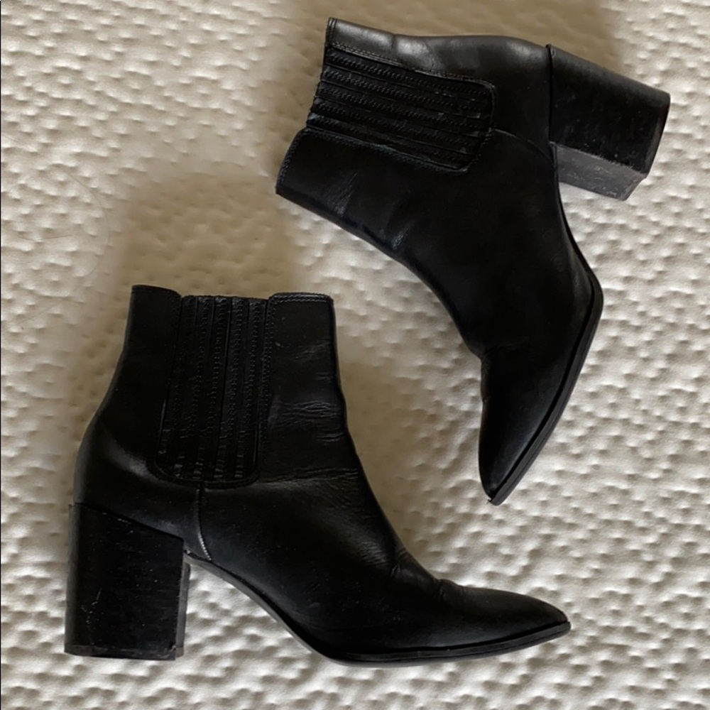 Steve Madden Black Booties